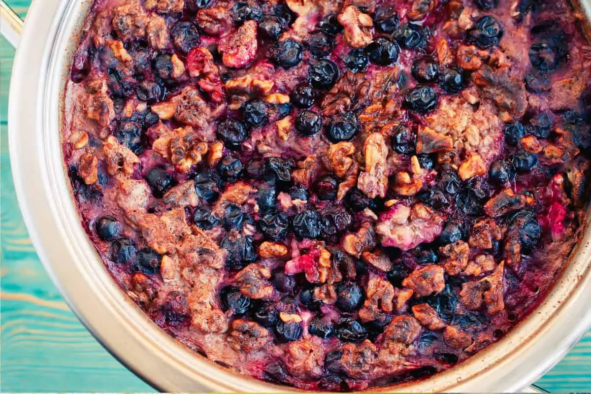 Vegan Blueberry Breakfast Casserole Recipe