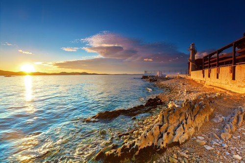 Lighthouse in Zadar. - Croatia Regional Travel Guide