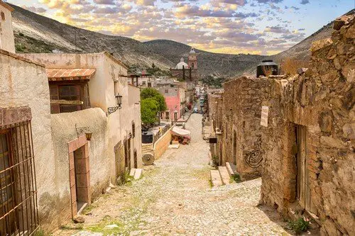 Real de Catorce, Mexico: street view of the mostly abandoned silver mining town - Ultimate Mexico Travel Guide