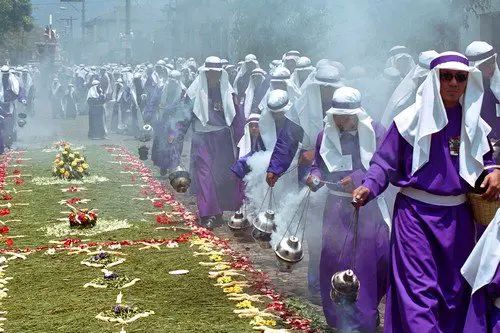 Priests at Purification Ceremony