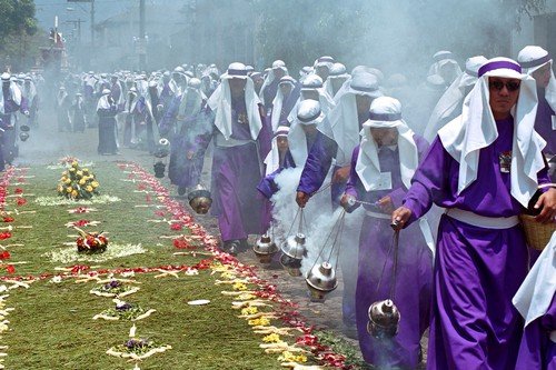 Priests at Purification Ceremony