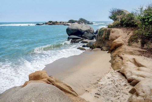 Beach at Tayrona National Park Santa Marta in Colombia - ultimate colombia travel guide