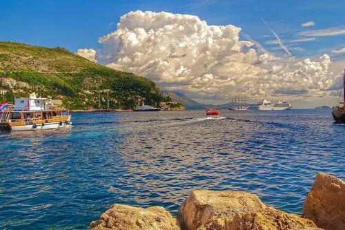 Cruise Ship On the Croatia Coast - Croatia Travel Guide