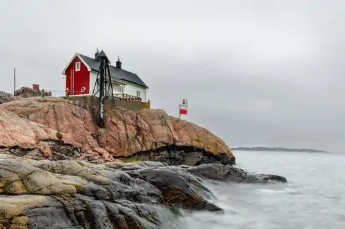 Lighthouse and research station in far noth sweeden