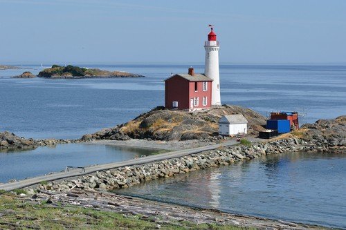 Lighthouse in victoria British Columbiawestern canada travel guide