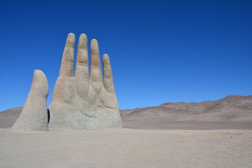 Mano del Desierto, Atacama, Chile.