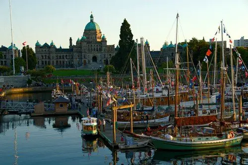 Parliament House, Victoria island, BC, Canada.