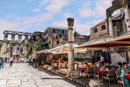 Split, Croatia Waterfront Cafes