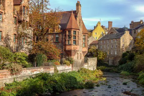 Street and streams in Scotland