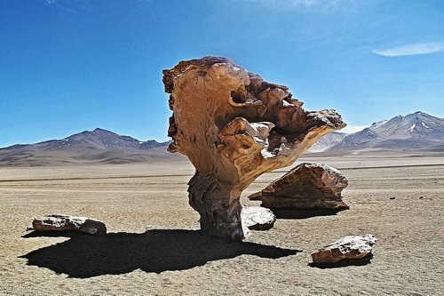 Unique stone formations on what was probably the ocean floor at one time