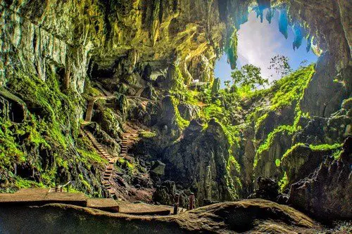 A limestone cave located in the outskirts of Kuching city Sarawak