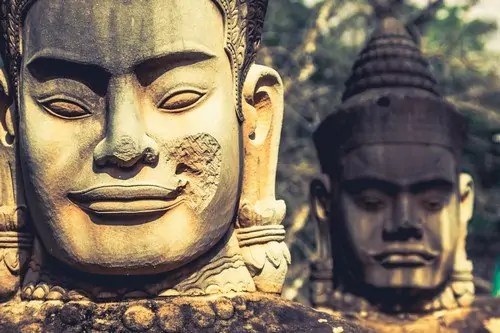 Face. Angkor Wat/ Angkor Thom. Cambodia