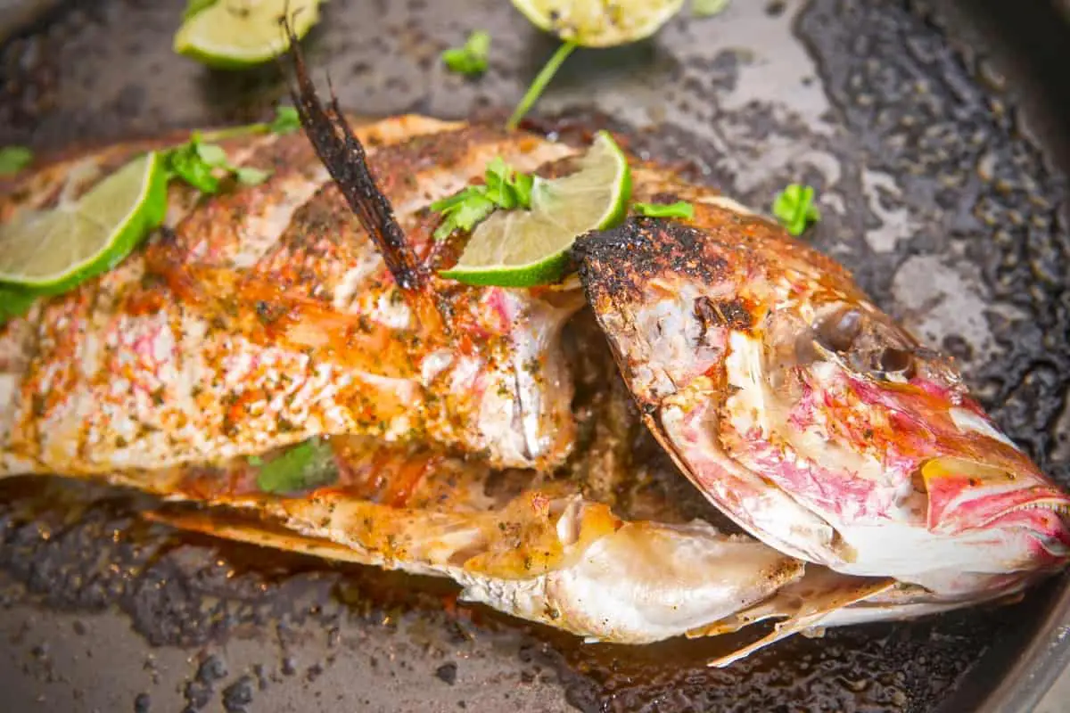 Bahamian Style Whole Broiled Red Snapper - Bahamian Cuisine