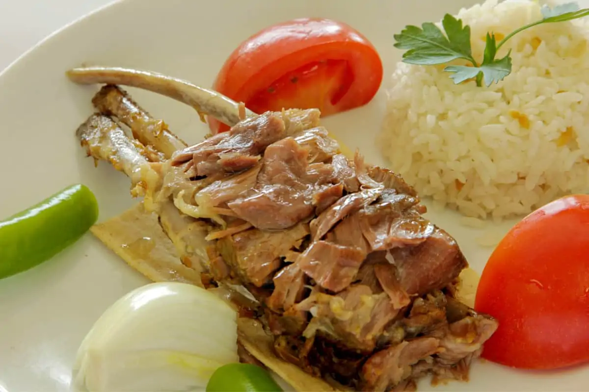 17. Turkish Foods - Eggplant Kebab With Yoghurt and Marinated Chicken; Patlicanli Kebap (1)