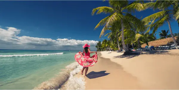 Dominican Republic Girl On the Beach