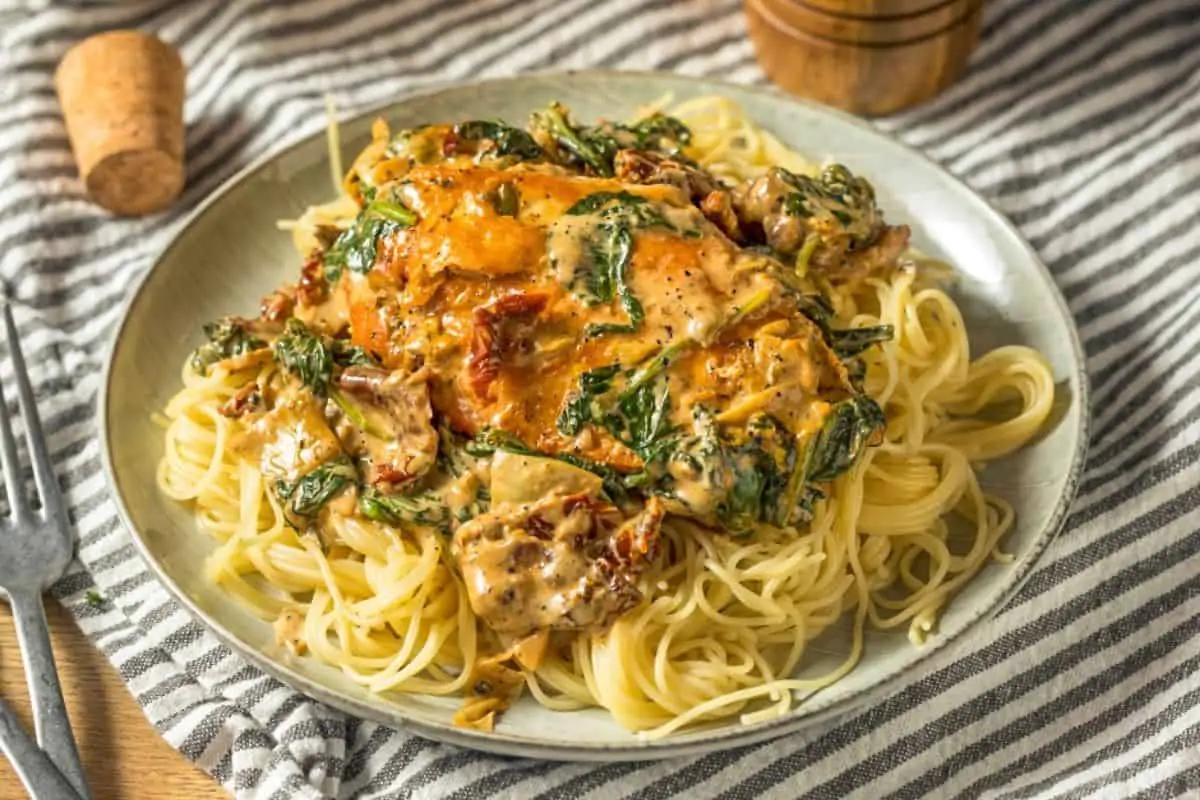 10. Creamy Italian Chicken Pasta