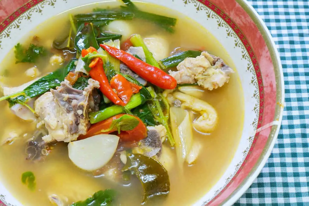 Halang Halang Chicken (Filipino “Spicy Spicy” Chicken Soup) - Filipino Dishes