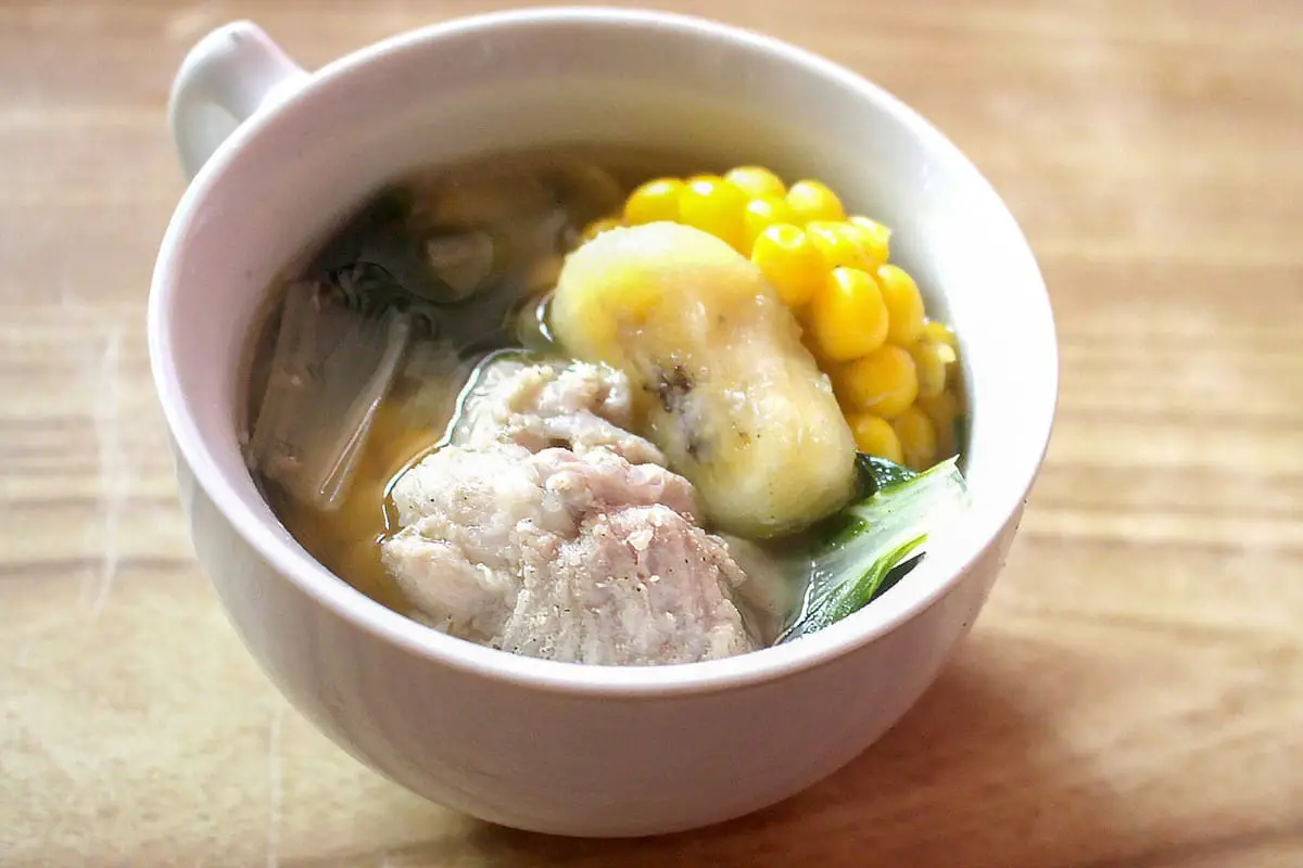 Filipino Pork Nilaga Soup - Boiled Pork with Bok Choy and Potato - Filipino Dishes