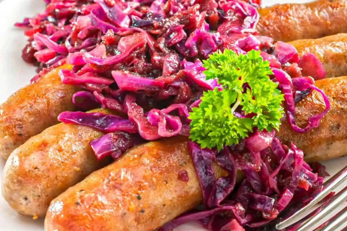 16. German Red Cabbage Oktoberfest Food