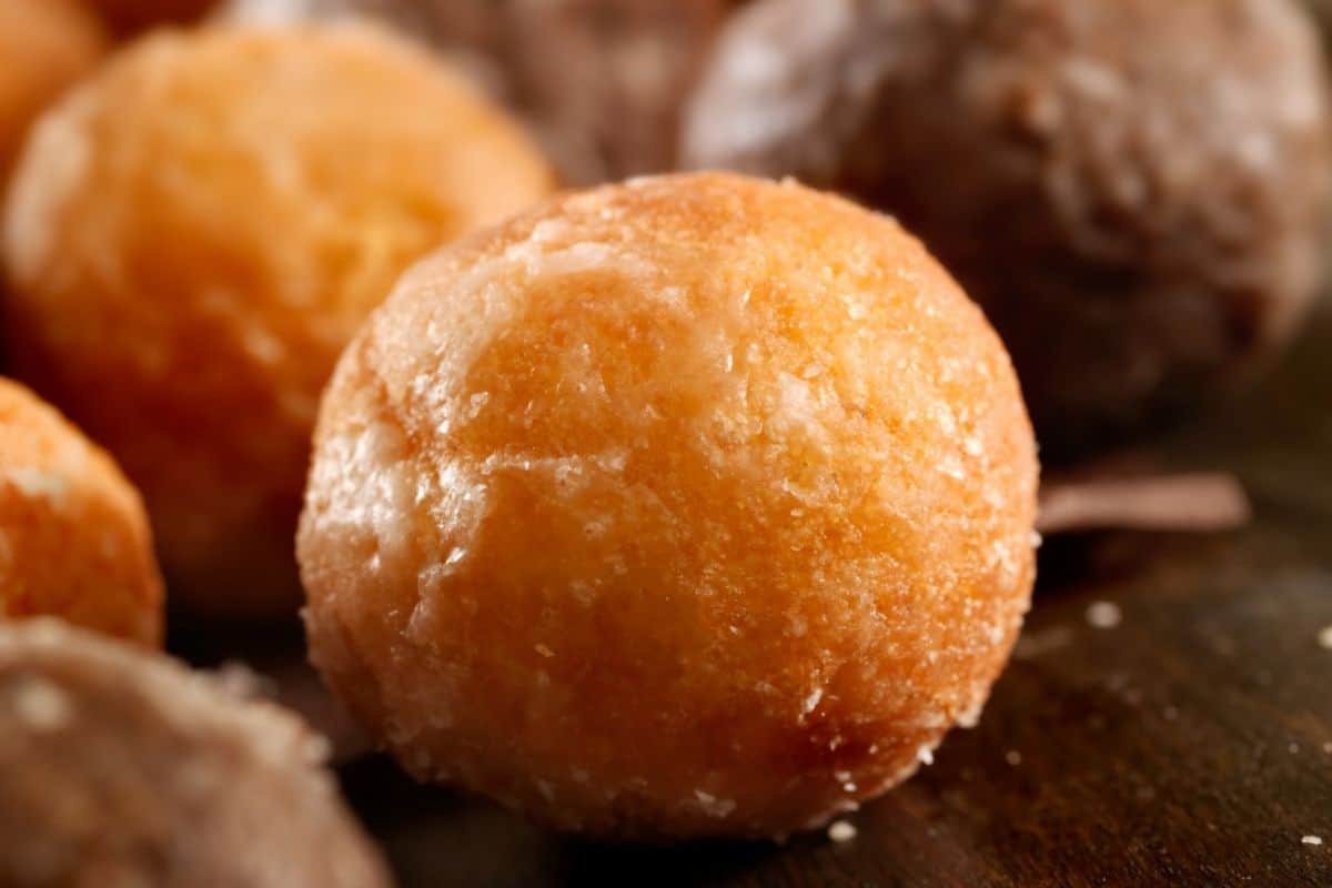 17 Chocolate Truffle filled Doughnut Holes - Brazilian Desserts