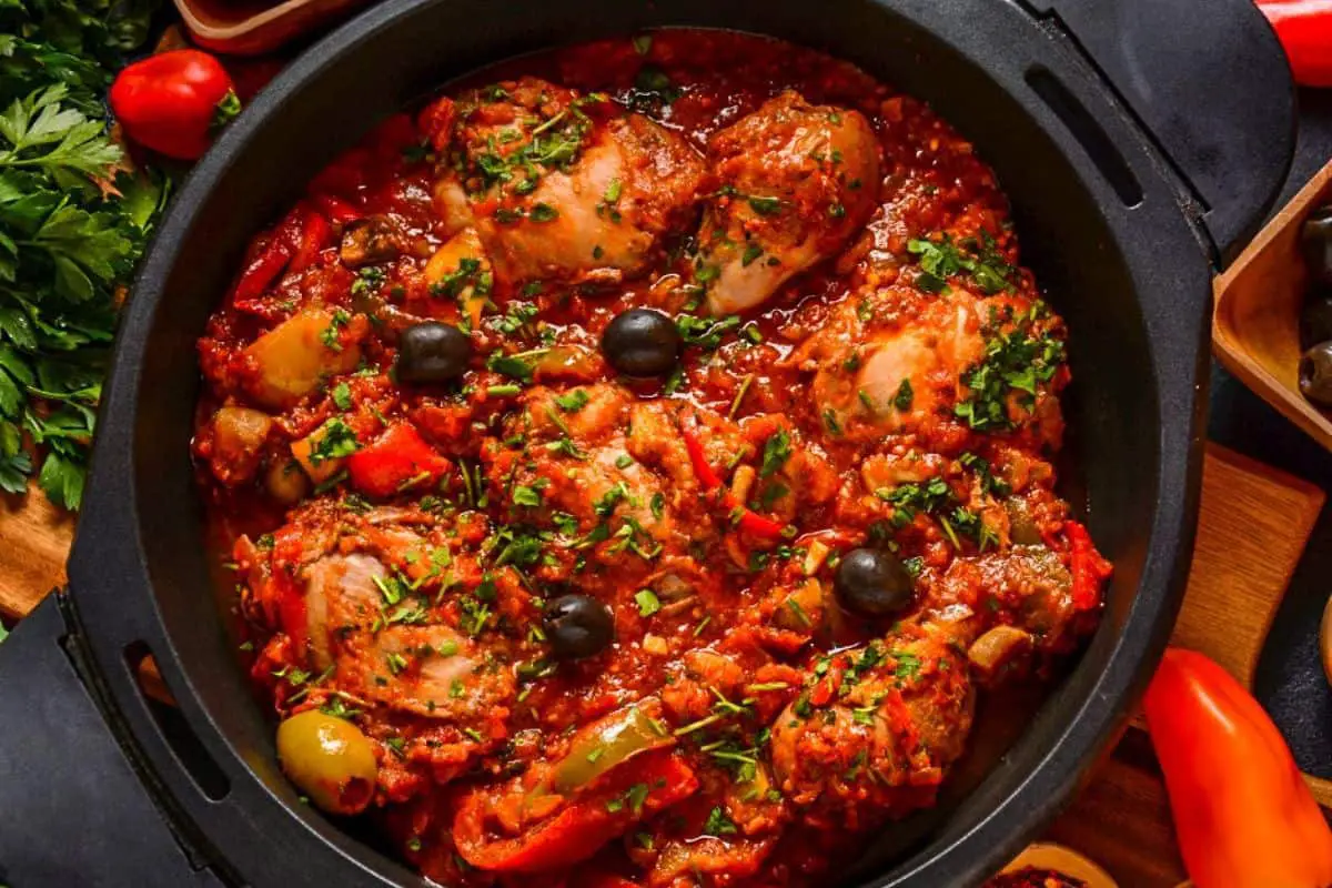 17. Traditional Chicken Cacciatore