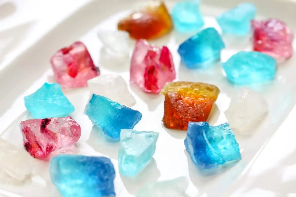 Kohakutou Crystal Gummy Candy - Japanese Dinner Recipes