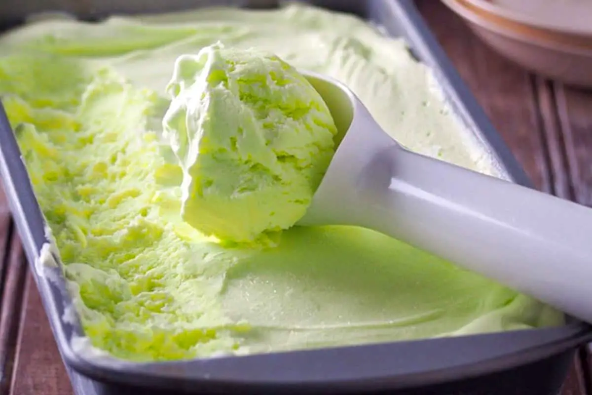 No-Churn Buko Pandan Ice Cream - Filipino Dishes