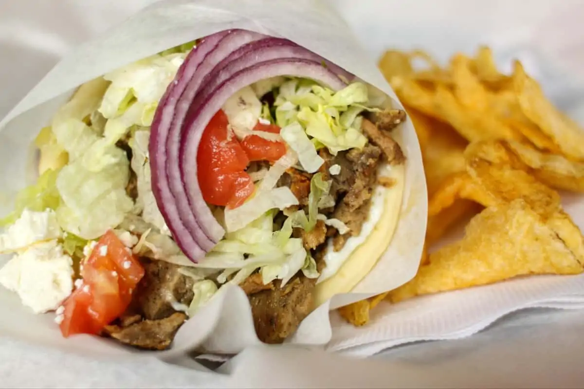 Slow-cooked Lamb Gyros - Greek Cuisine