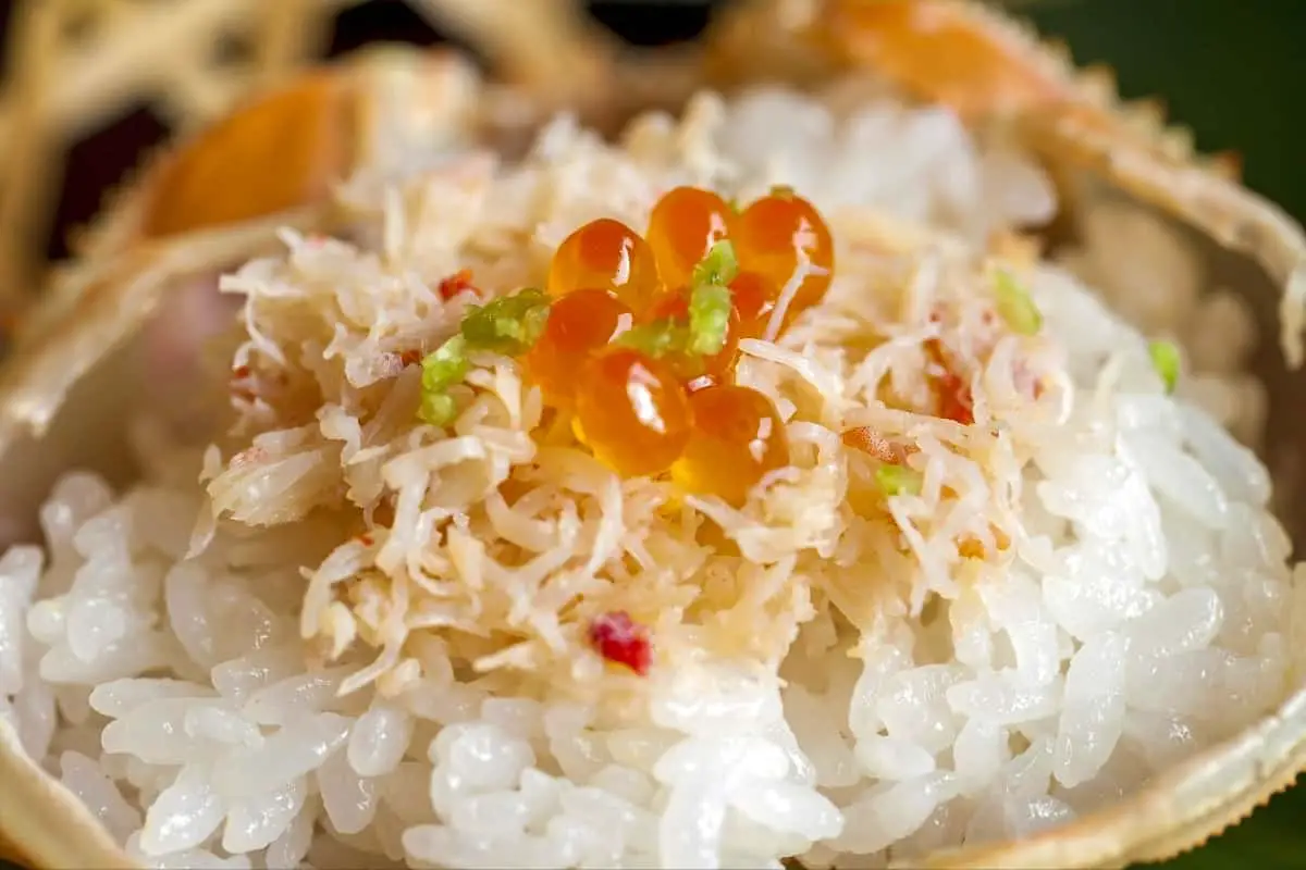Spanner Crab Rice - Popular Japanese Food