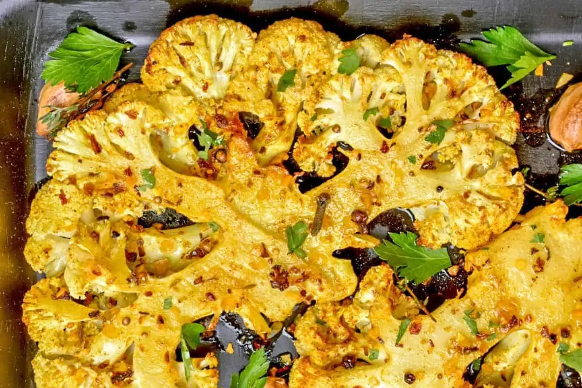 Traditional Italian Food - Italian Roasted Cauliflower