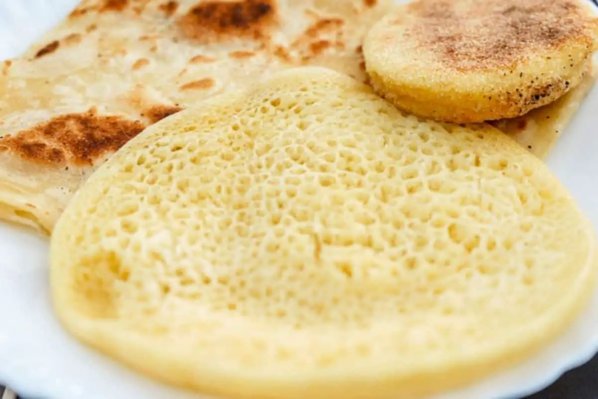 5. Beghrir or Moroccan Pancakes - Moroccan Desserts or Sweets