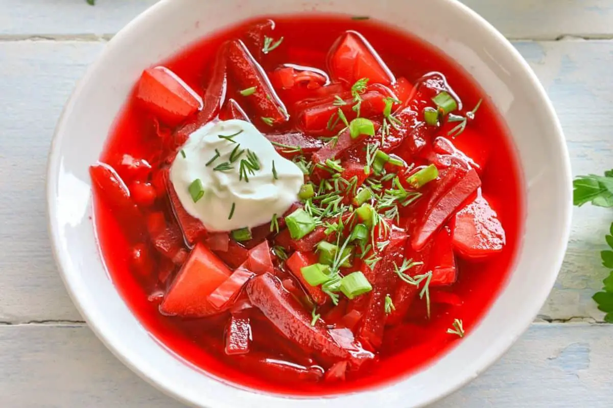 6. Russian Food Recipes - Classic Borscht Recipe