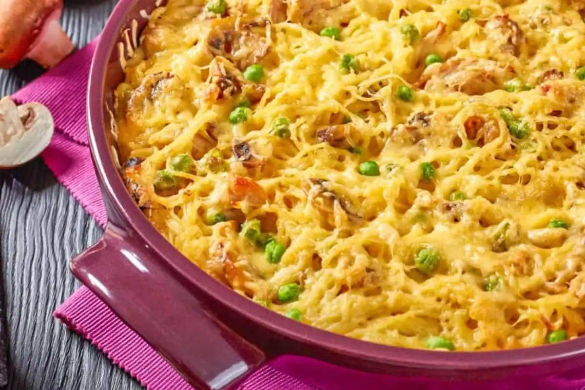 7. Chicken Tetrazzini (Casserole, Classic Italian Recipe)