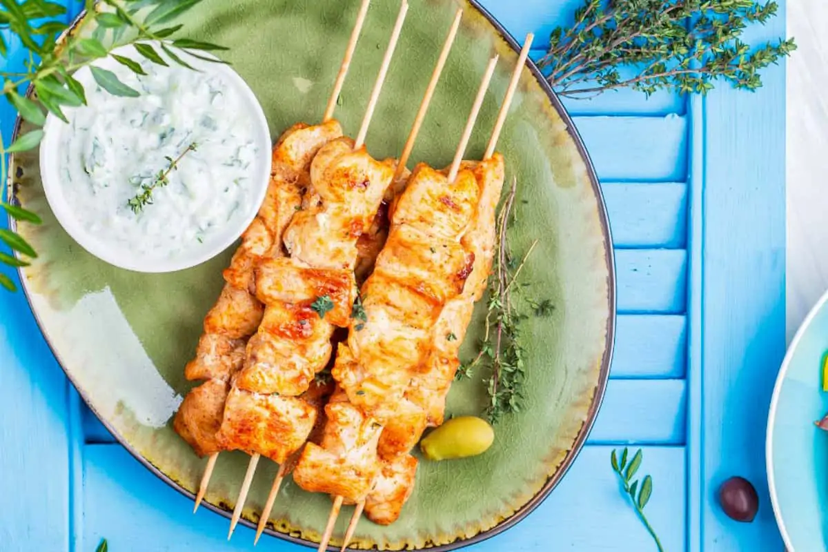 Greek Chicken Souvlaki - Greek Cuisine