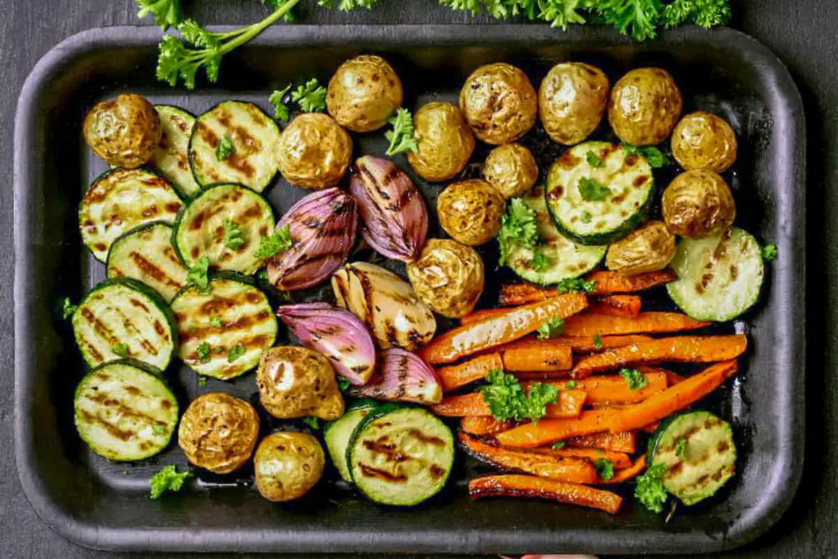 Briam or Traditional Greek Roasted Vegetables - Greek Dishes