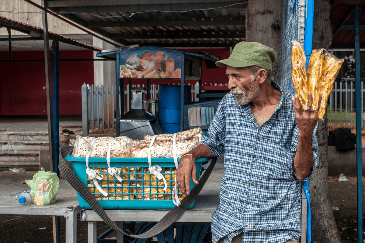 Venezuelan Street Food Vender