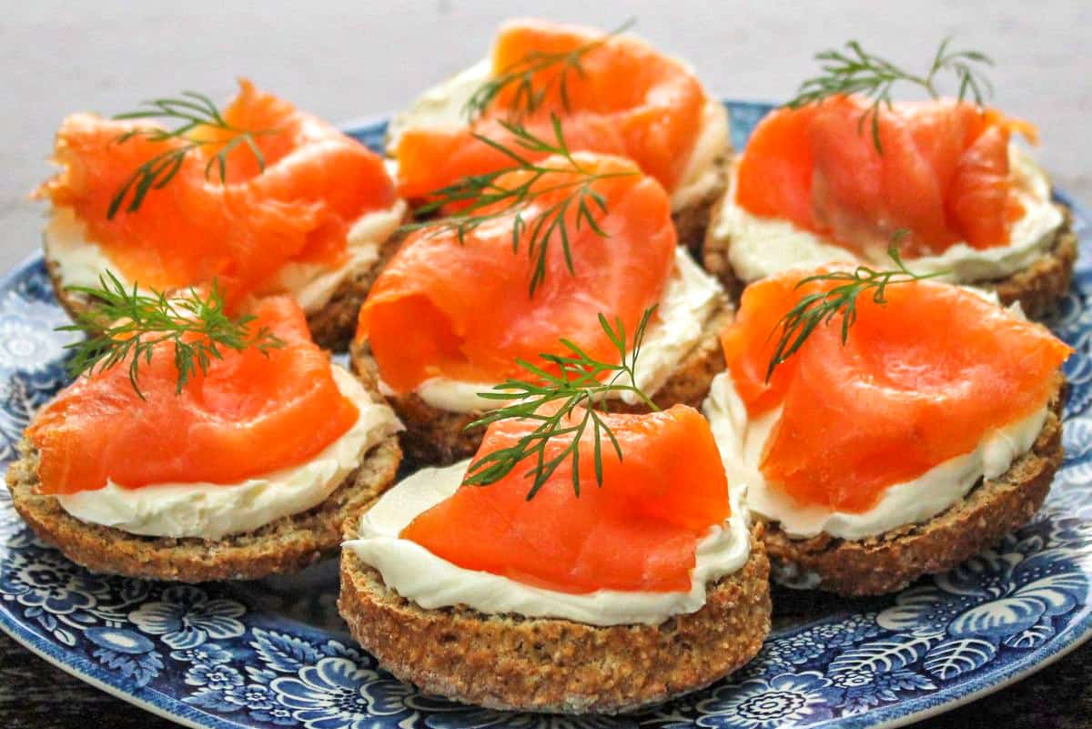 Smoked Salmon On Irish Soda Bread - Irish Foods