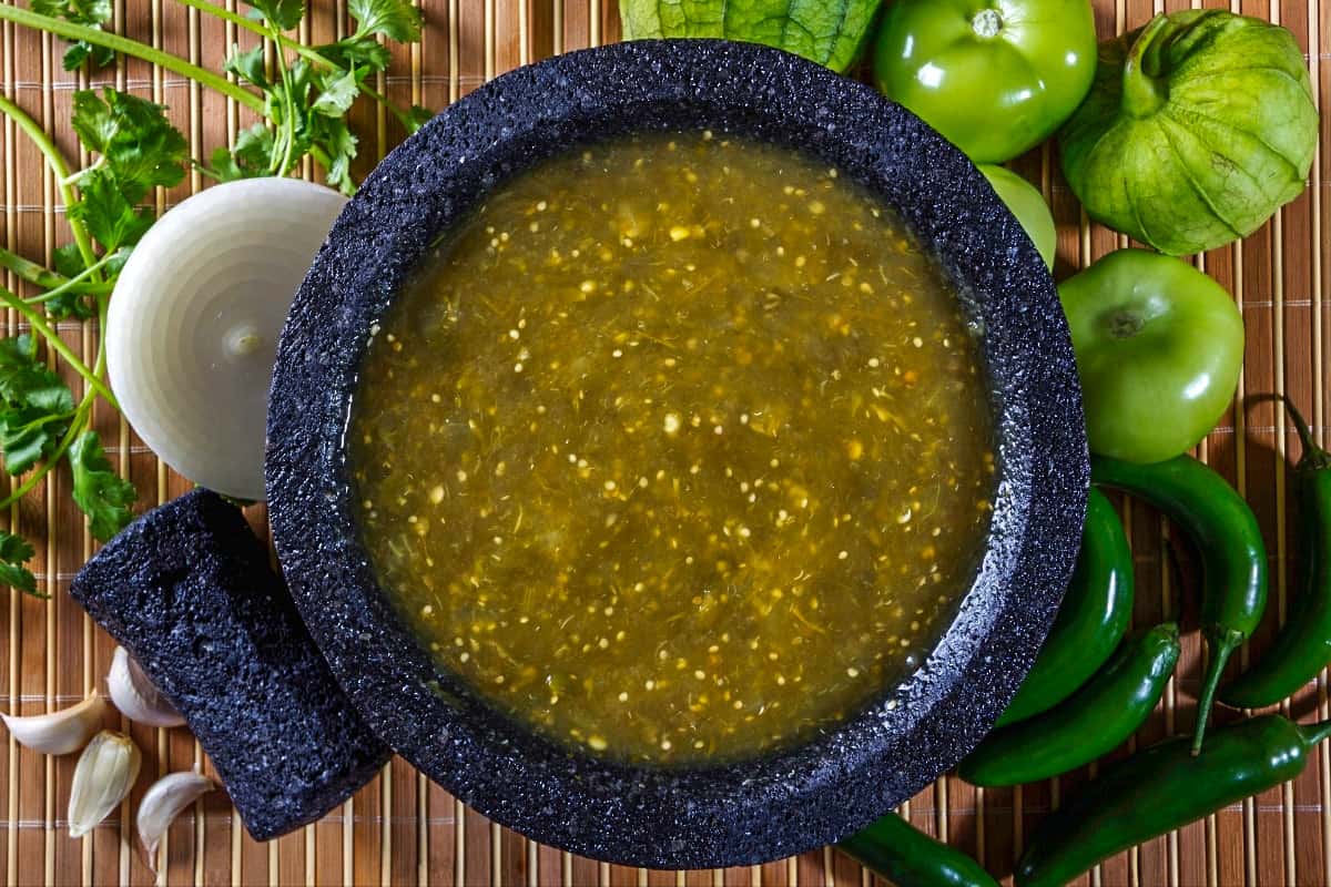 Salsa Verde Dip - Mexican Dishes