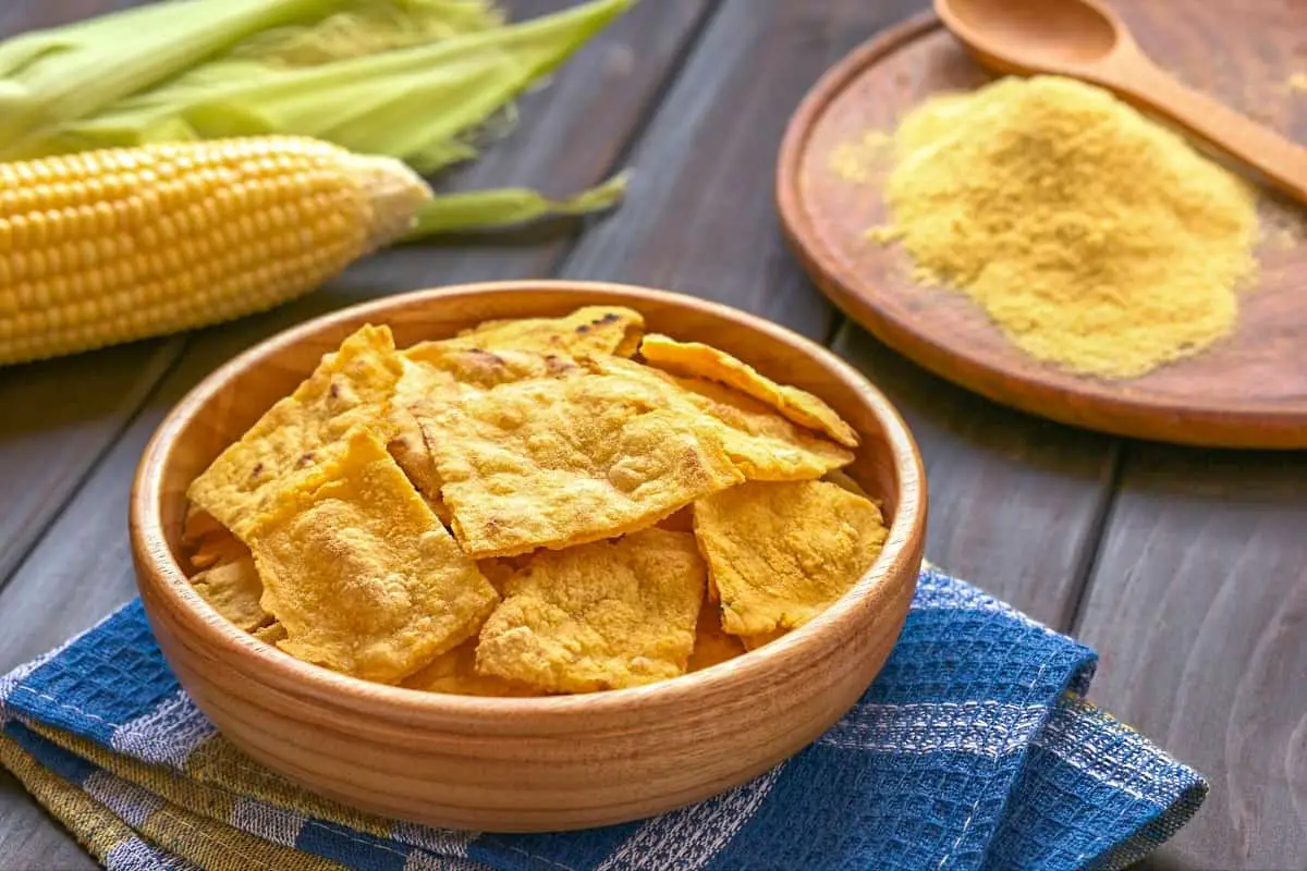 Homemade Baked Tortilla Chips - Mexican Cuisine