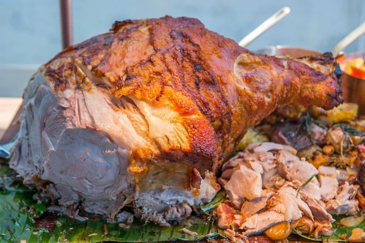 Roasted Pork Leg - Traditional Mexican Foods