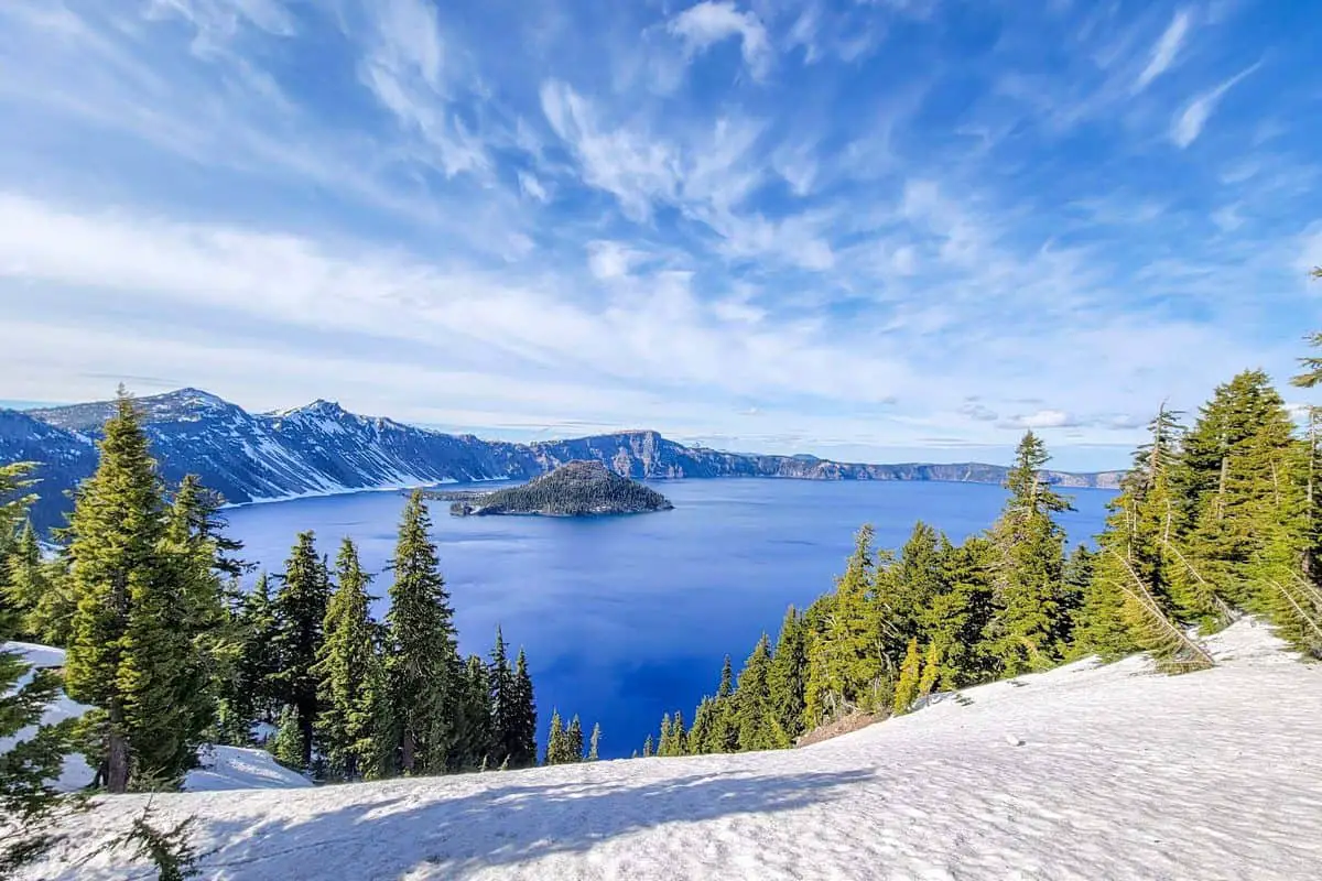 Crater Lake National Park Winter