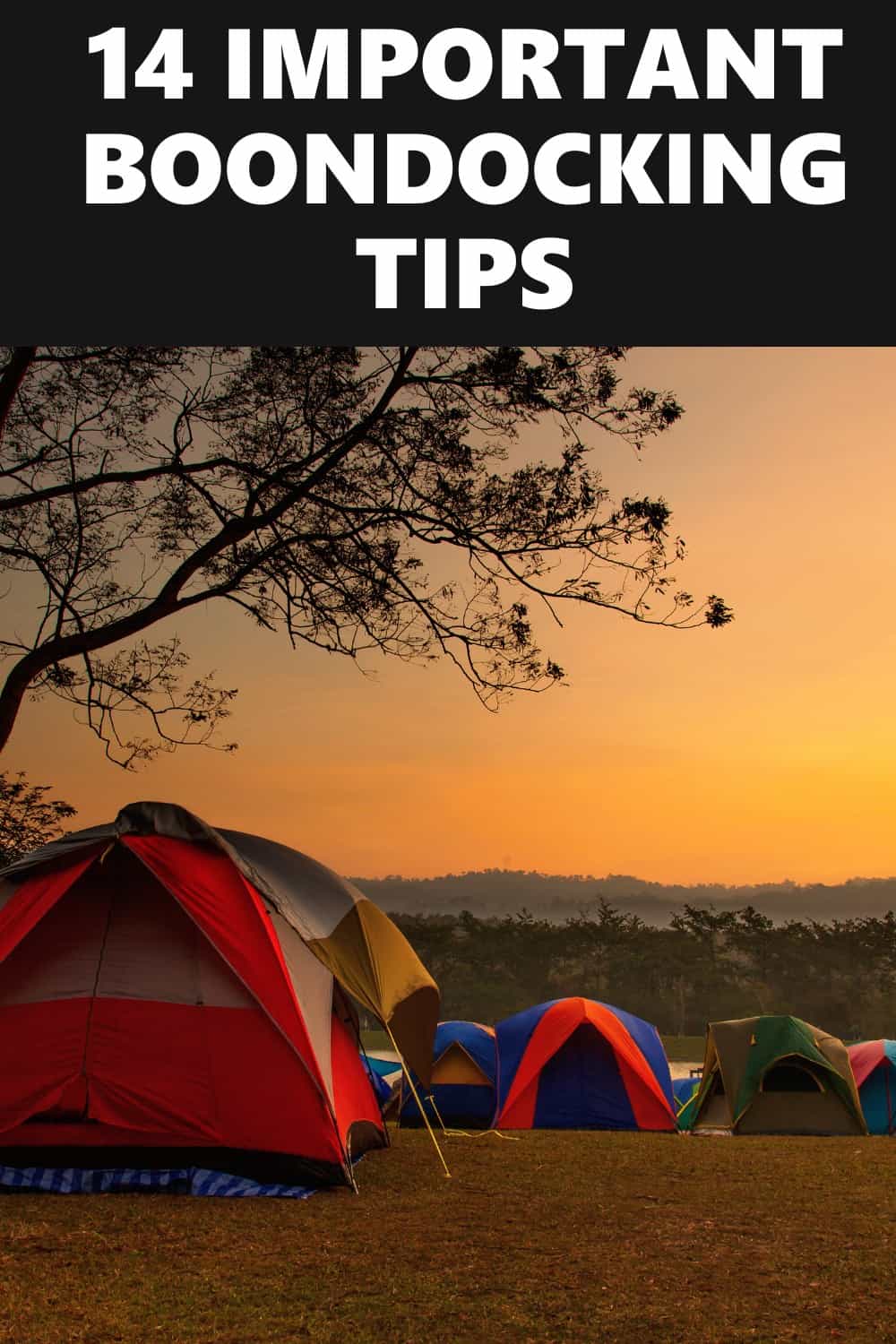 14 boondocking tips