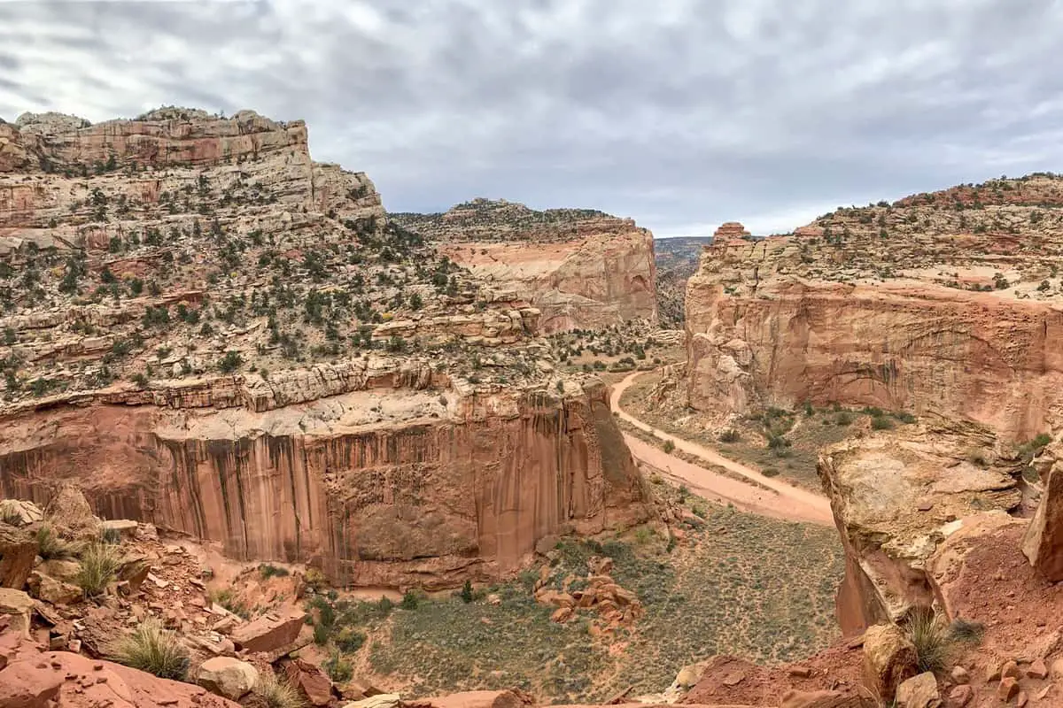 #1. Frying Pan Trail Capitol Reef National Park Free Campsites