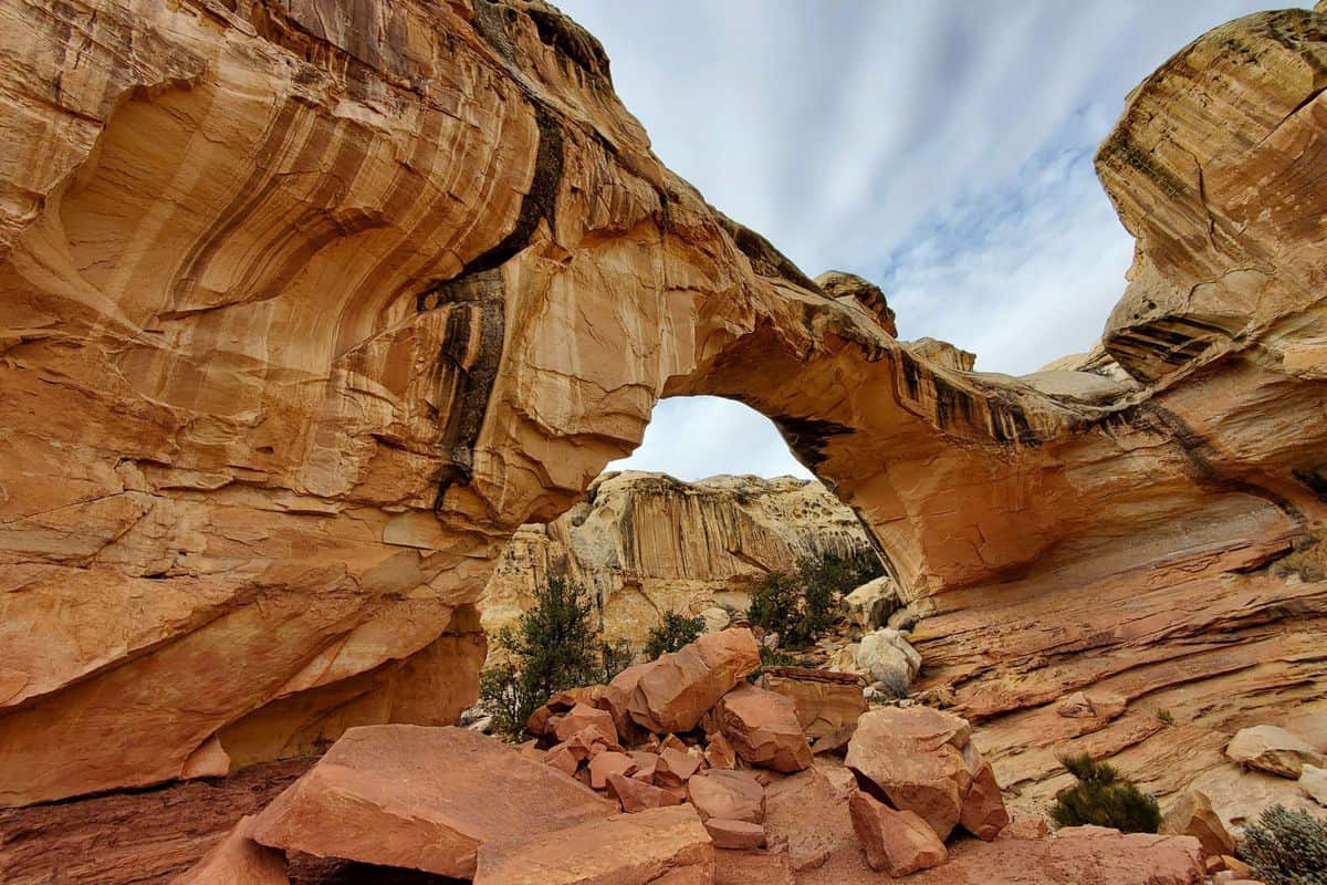Capitol Reef Arch Capitol Reef National Park Boondocking Locations