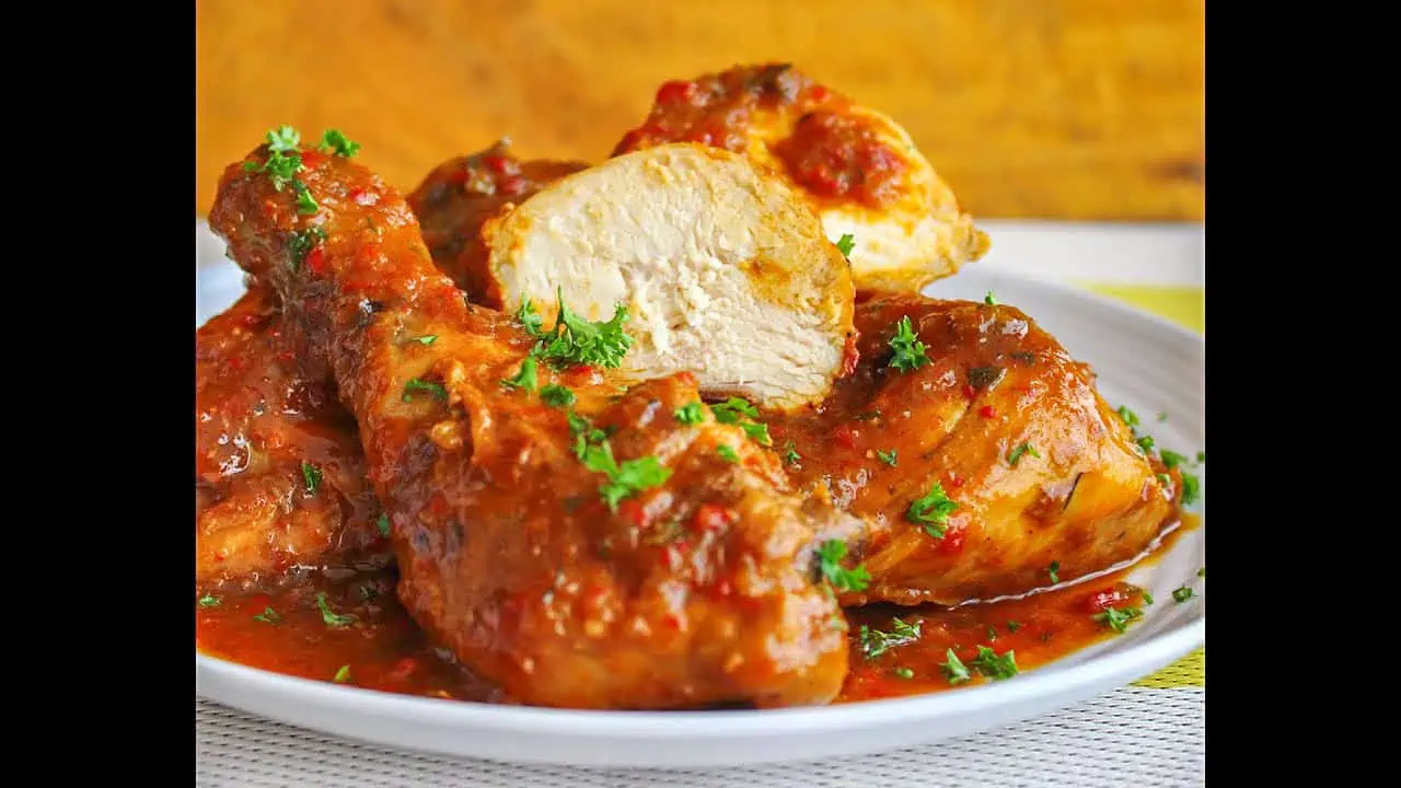 Pollo Borracho (Drunken Chicken) - Chilean Food