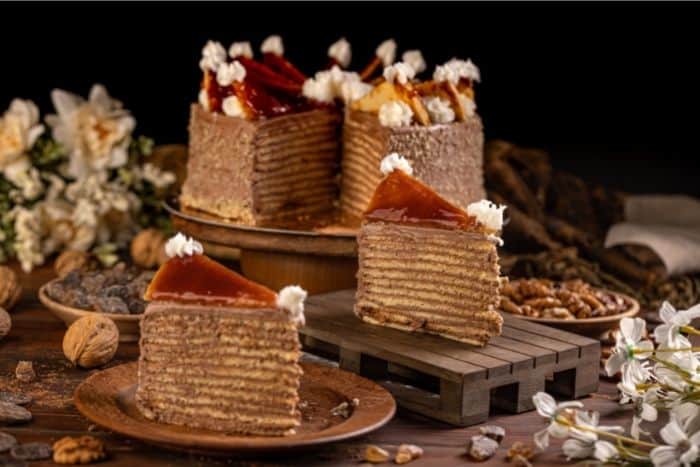 Hungarian Desserts - Hungarian Dobosh Cake