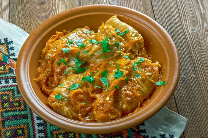 Toltott Kaposzta Hungarian Stuffed Cabbage - Hungarian Food