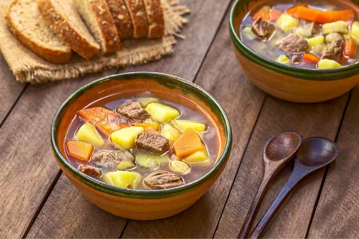 Gulyasleves Herdsman Soup - Hungarian Dishes