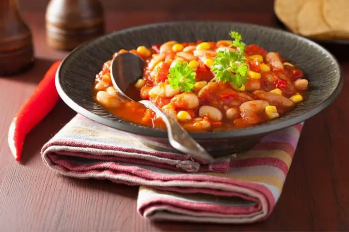 7. Argentinian Inspired Veggie Chilli - Authentic Argentina Food Recipes for Dinner