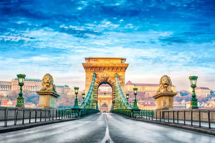 Chain Bridge Budapest Hungary